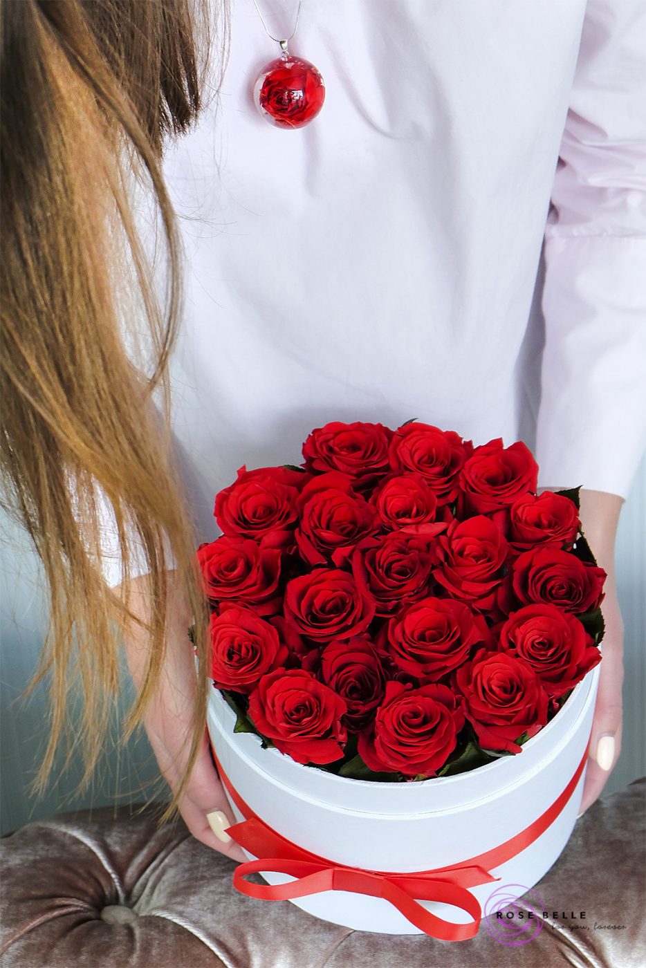 Rose Belle Box XL Biały